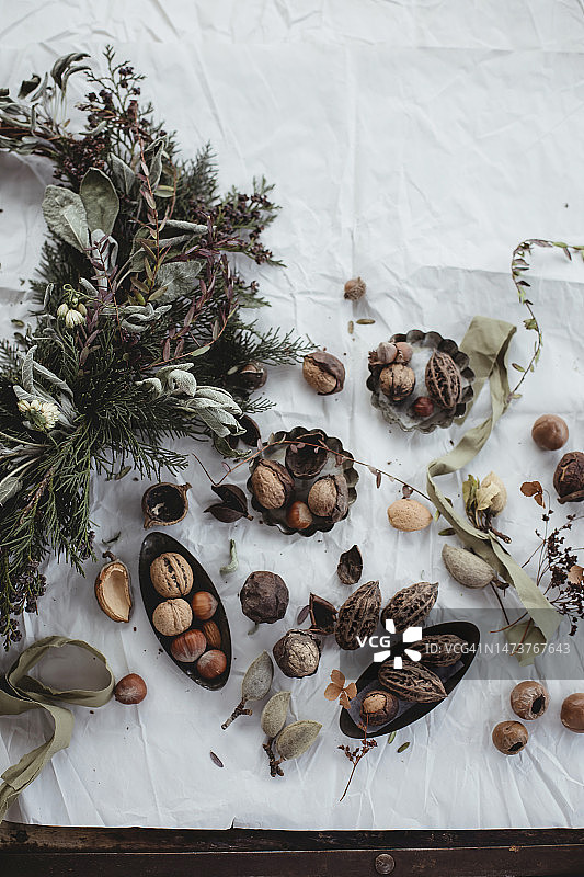 各种坚果静物图片素材