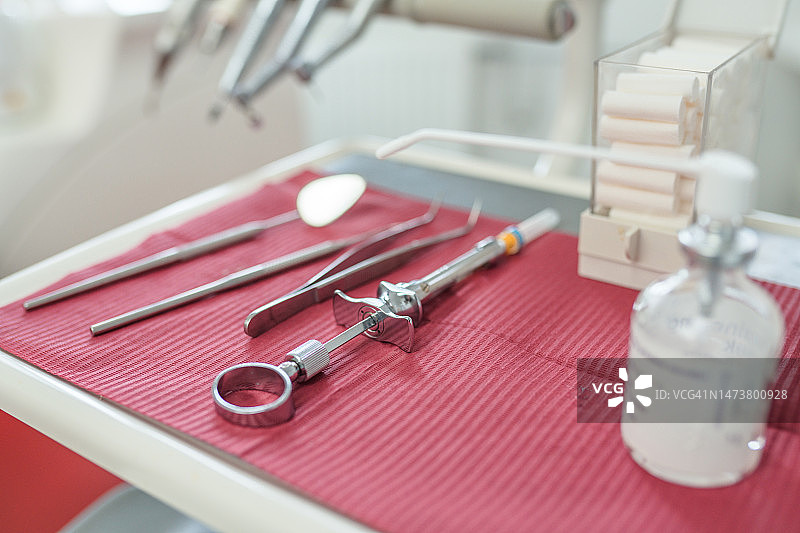 牙科护理工具与设备图片素材