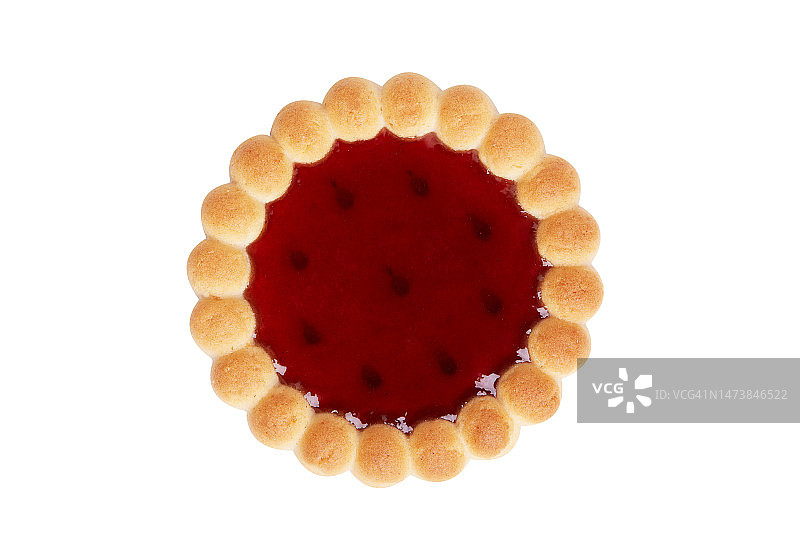 覆盆子果酱饼干图片素材