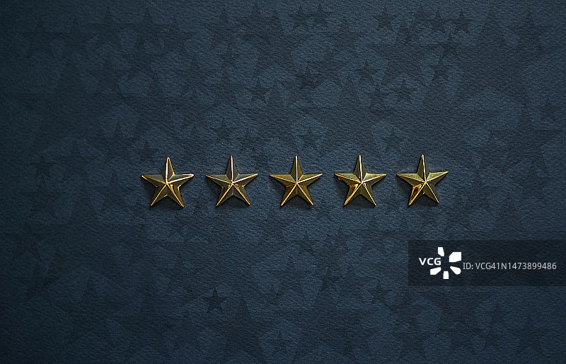 卓越理念：金星，五星，畅销品图片素材