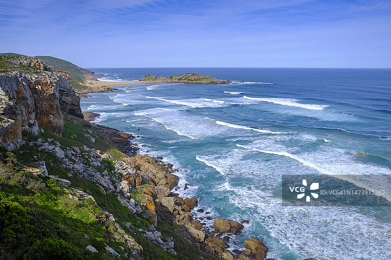 南非罗伯格自然保护区普莱滕贝格湾东开普省风光图片素材