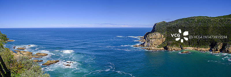 南非东开普省克尼斯纳泻湖全景图片素材