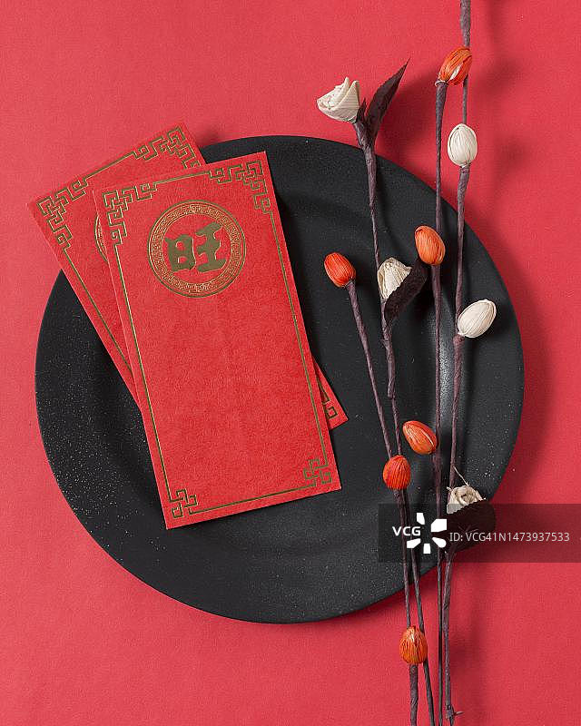 新年家居装饰概念图片素材