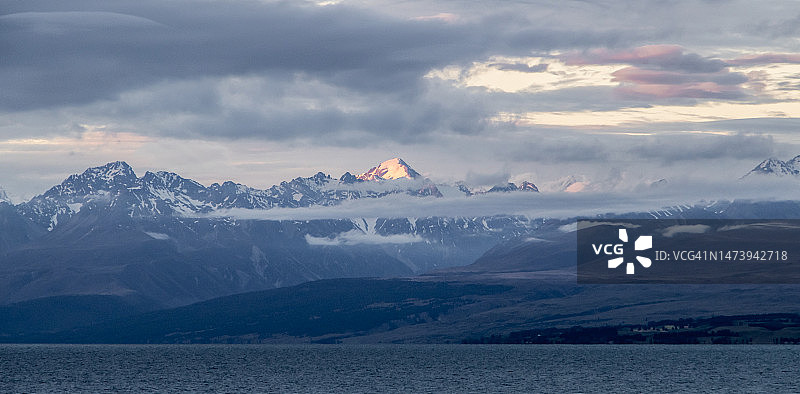 库克山，奥拉基，新西兰图片素材