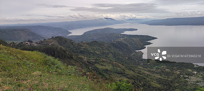 印度尼西亚的壮丽山景图片素材