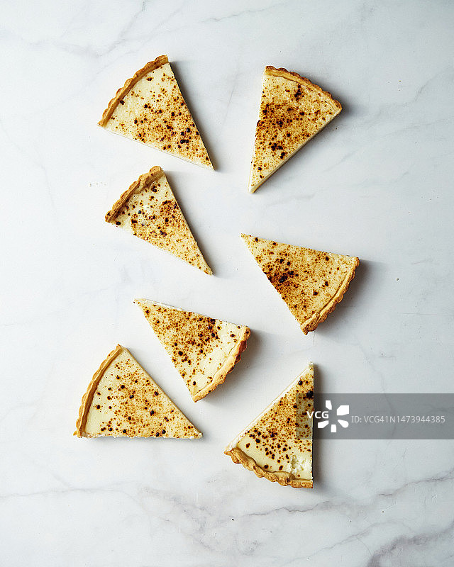 沃州蛋挞，瑞士酸奶油焦糖蛋挞图片素材