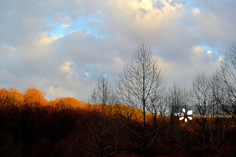 宾夕法尼亚州的壮丽天空图片素材