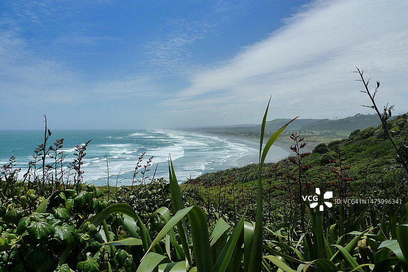 新西兰奥克兰穆里怀海滩图片素材