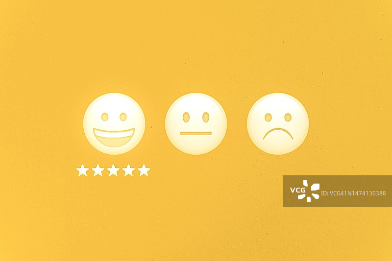 点评，评分满意理念，客户体验理念，卓越理念，五星，金星图片素材