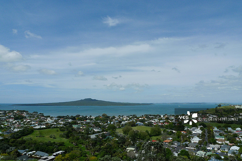 奥克兰和朗伊托托岛景色 | 新西兰图片素材