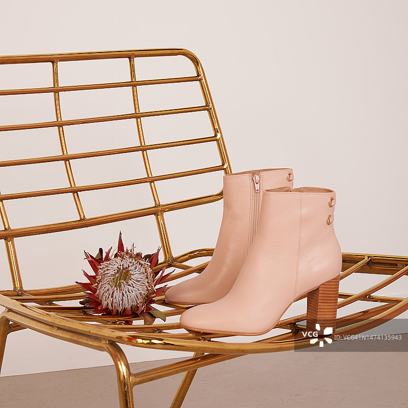 女士冬季踝靴图片素材
