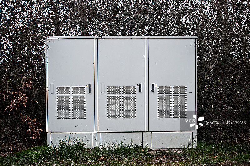 通信设施确保法国乡村网速提升图片素材