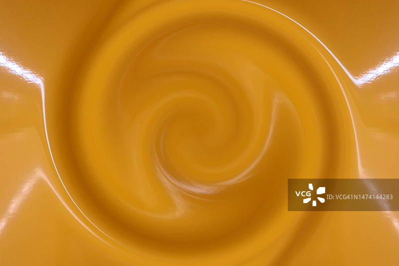 黄色塑料漩涡图片素材