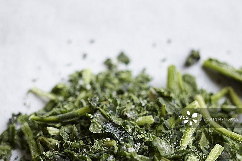 菠菜堆特写图片素材