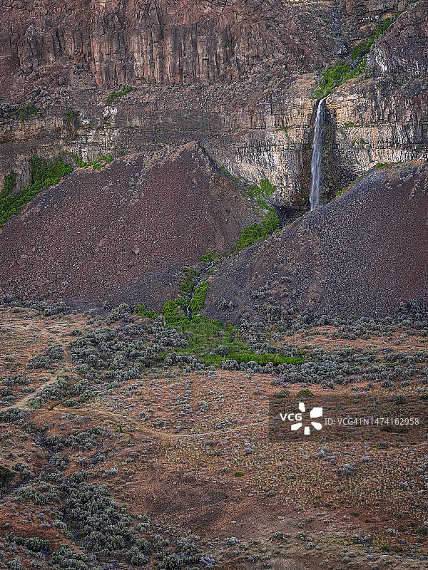 法国人库利季节性瀑布图片素材