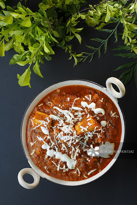 印度芝士奶油咖喱图片素材