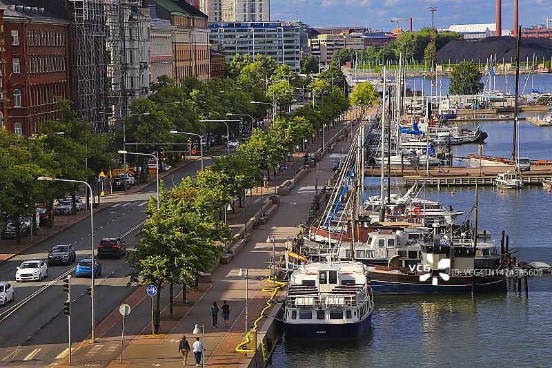 波赫约伊萨塔玛码头和波赫约伊兰特街图片素材