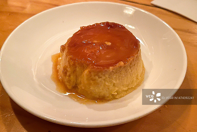 法式焦糖布丁图片素材