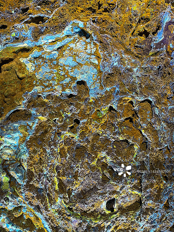 蓝铜矿和孔雀石图片素材