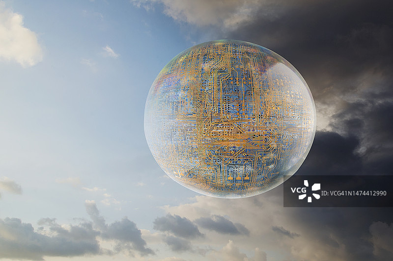 科技泡沫图片素材