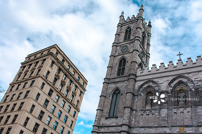 蒙特利尔圣母大教堂图片素材