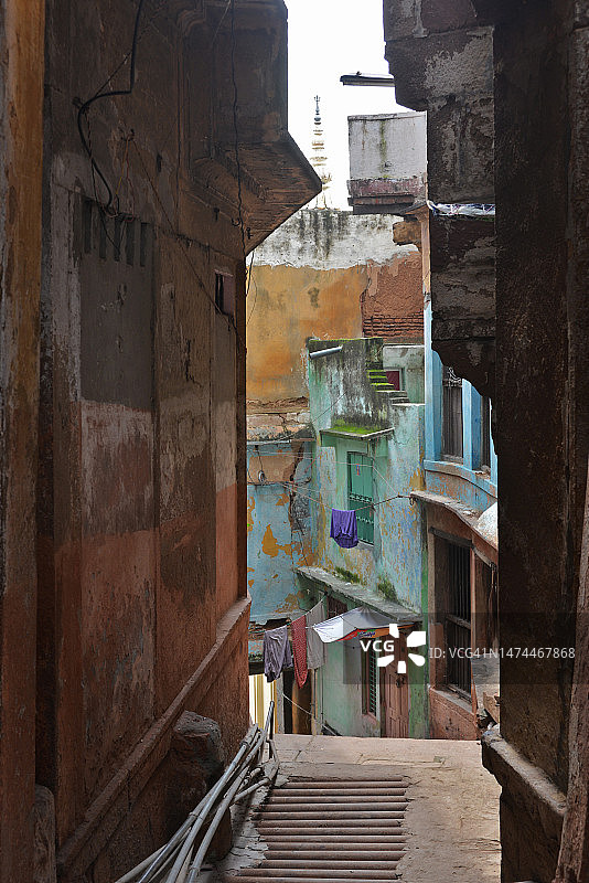 瓦拉纳西街景图片素材