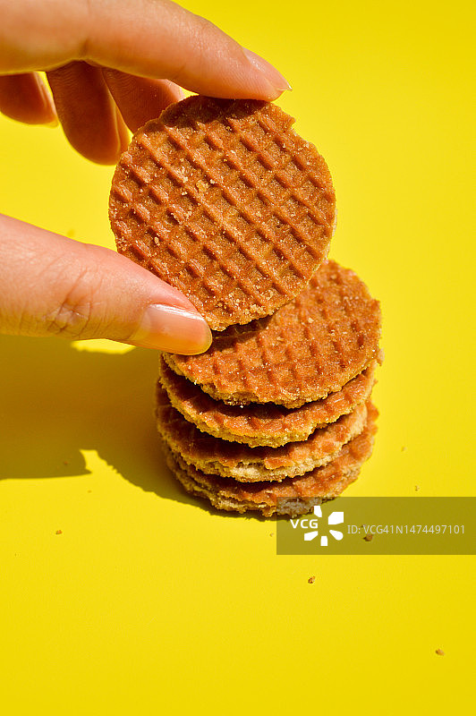 荷兰焦糖煎饼图片素材