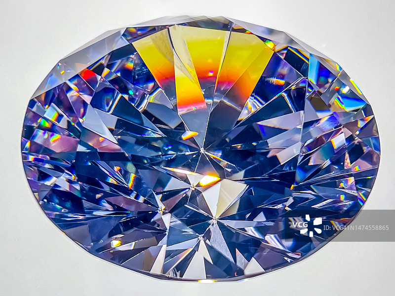 刻面切割水晶玻璃图片素材