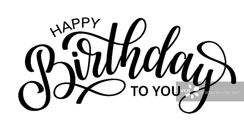 生日快乐祝福语矢量素材图片素材