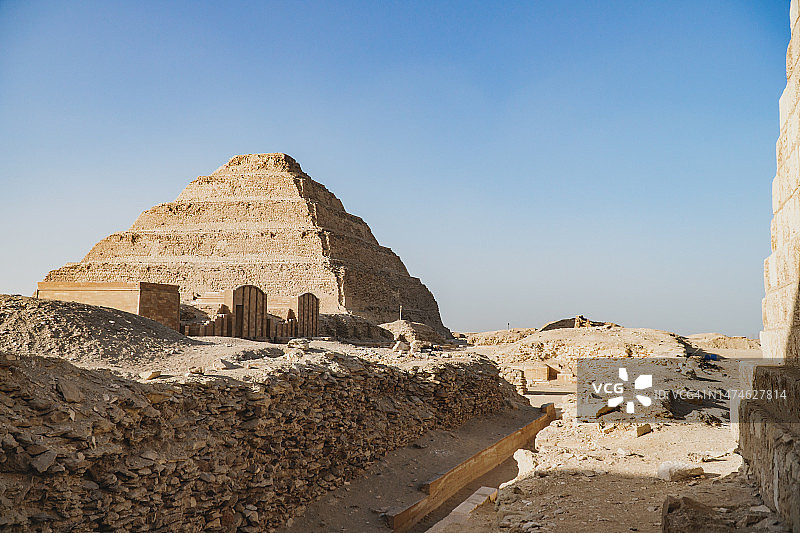 萨卡拉陵墓群：古埃及城市孟菲斯的重要墓地图片素材