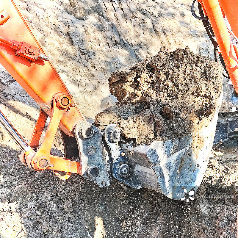 带有地形的推土机图片素材