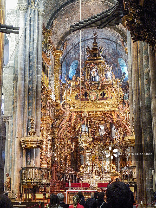 圣地亚哥-德孔波斯特拉大教堂图片素材