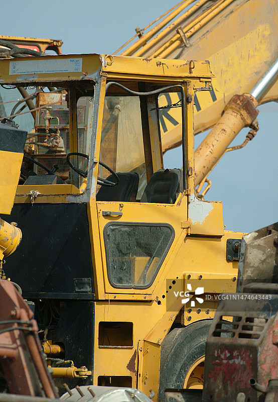 工程机械：挖掘机图片素材