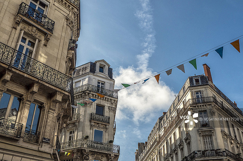 法国昂热的典型建筑图片素材