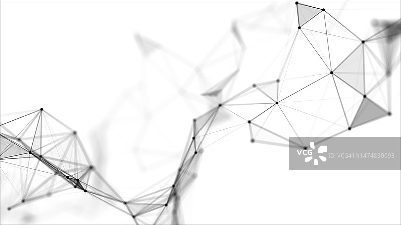 点和线连接图片素材