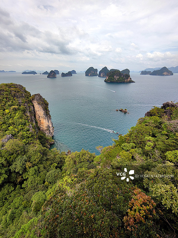 泰国甲米府宏岛全景图片素材