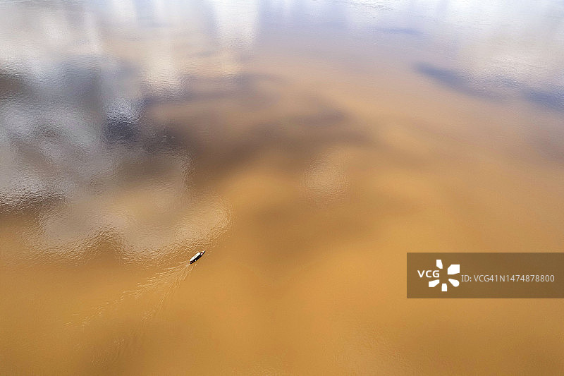 从上方俯瞰欣古河——巴西亚马逊地区图片素材