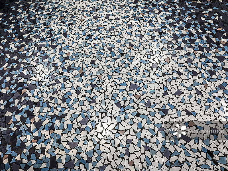 瓷砖地面，碎瓷砖图片素材