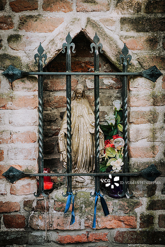 玛利亚雕像图片素材