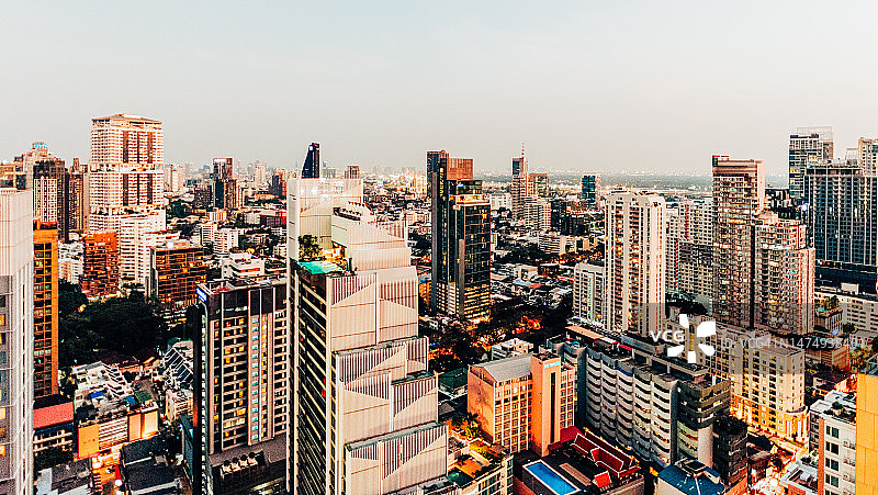 曼谷城市天际线图片素材