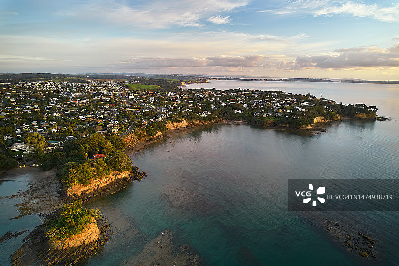 奥克兰北岸的怀亚克图片素材