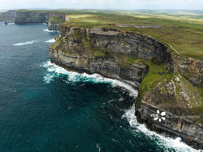 莫赫悬崖的壮丽景色图片素材