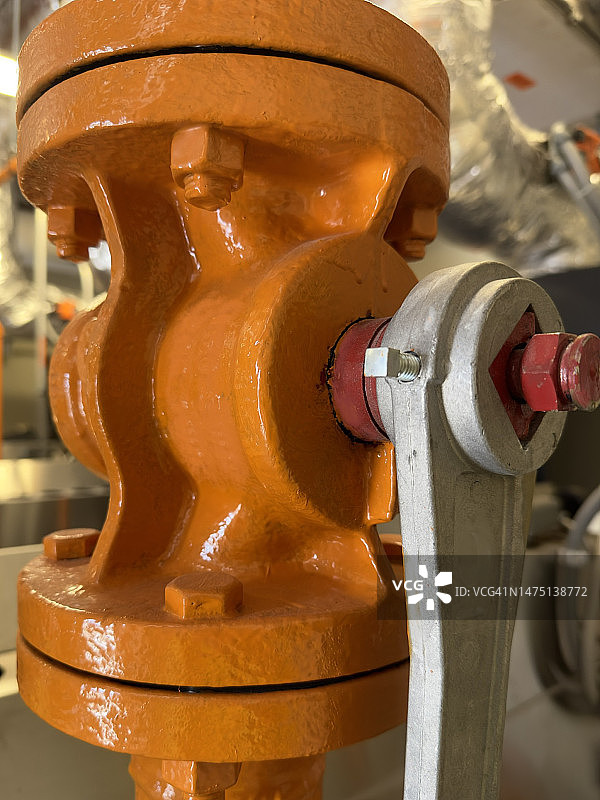 用于管道的手动截止阀 - 液体流量控制图片素材