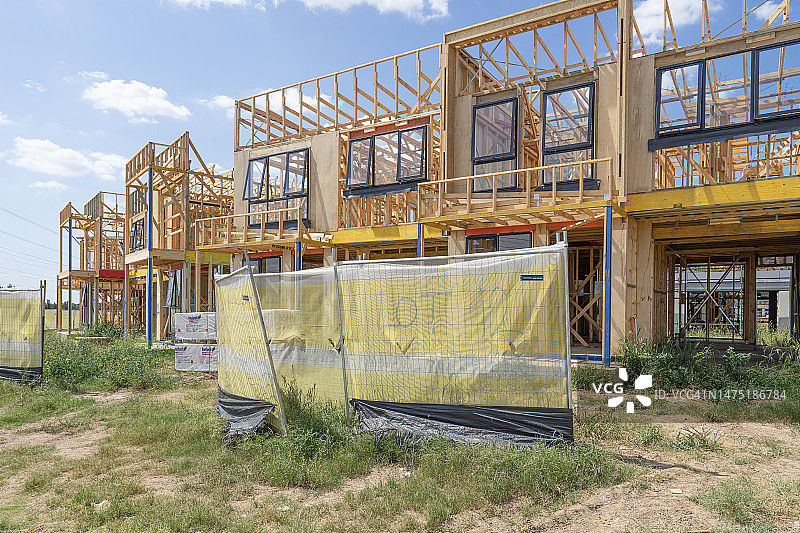 新建住房施工图片素材