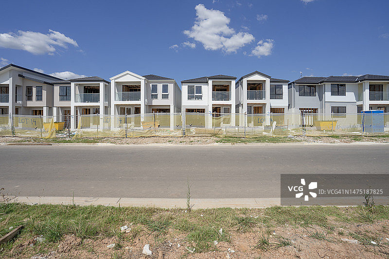 新建住房施工图片素材