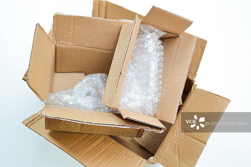 盒子包装废弃物图片素材