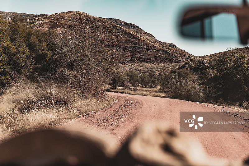 自驾游纳米比亚：非洲的壮丽风光之旅图片素材