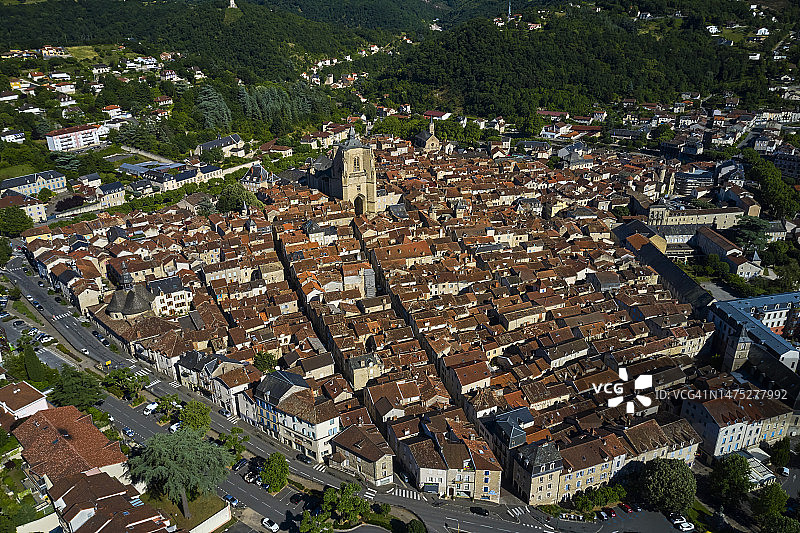 法国阿韦龙省自由城图片素材