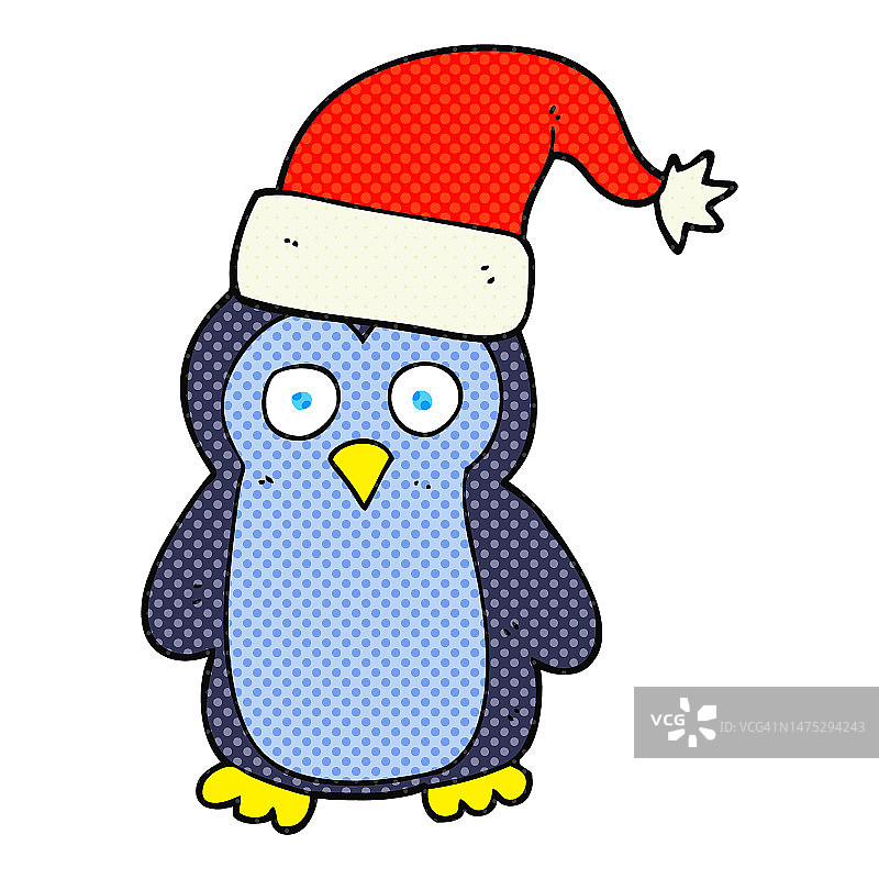 手绘卡通企鹅图片素材