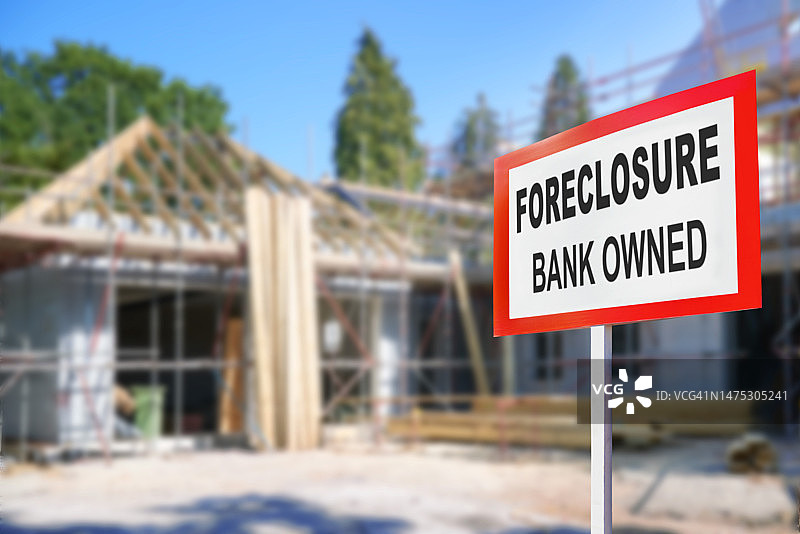 银行收回的房产图片素材